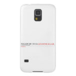 FOLLOW ME ON I.G  Samsung Galaxy S5 Cases