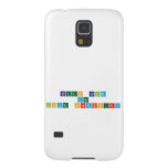 keep calm 
 and 
 love chemistry  Samsung Galaxy S5 Cases