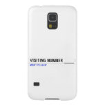 Visiting Number ____  Samsung Galaxy S5 Cases