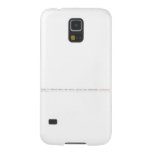 Zingi is truelly madly and deeply inlove with nthabiseng  Samsung Galaxy S5 Cases