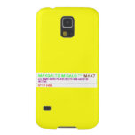 MAXSALTO MIGAL®™  Samsung Galaxy S5 Cases