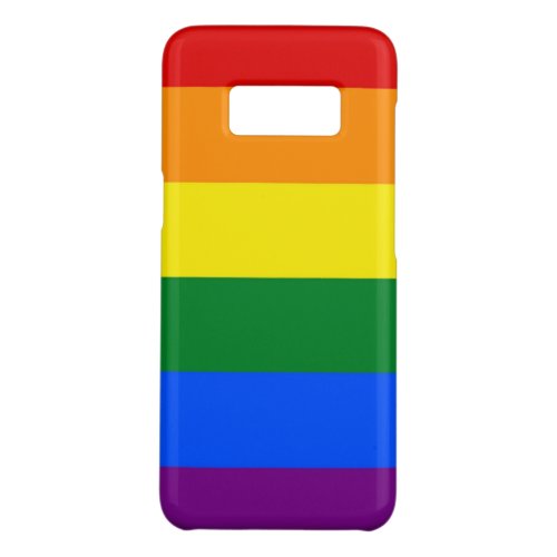 Samsung Galaxy S8 Case with flag of LGBT Pride