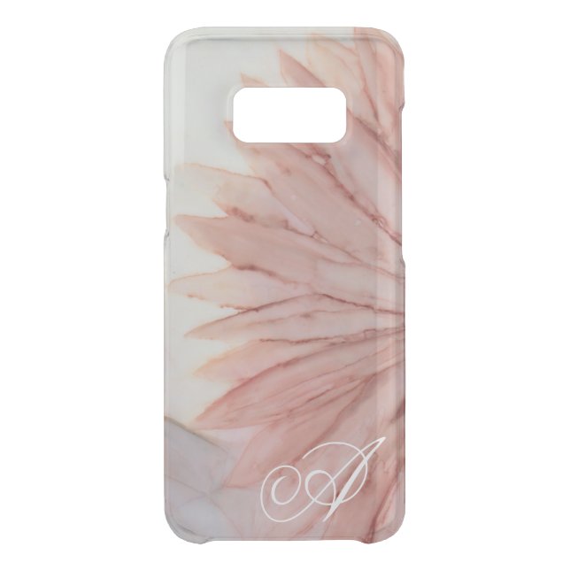 Samsung Galaxy S8 Clearly "Pinkish Flowers" Uncommon Samsung Galaxy Case (Back)