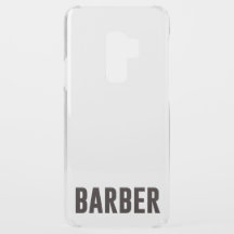 Samsung Galaxy S9+ Clear Barber Deflector Case
