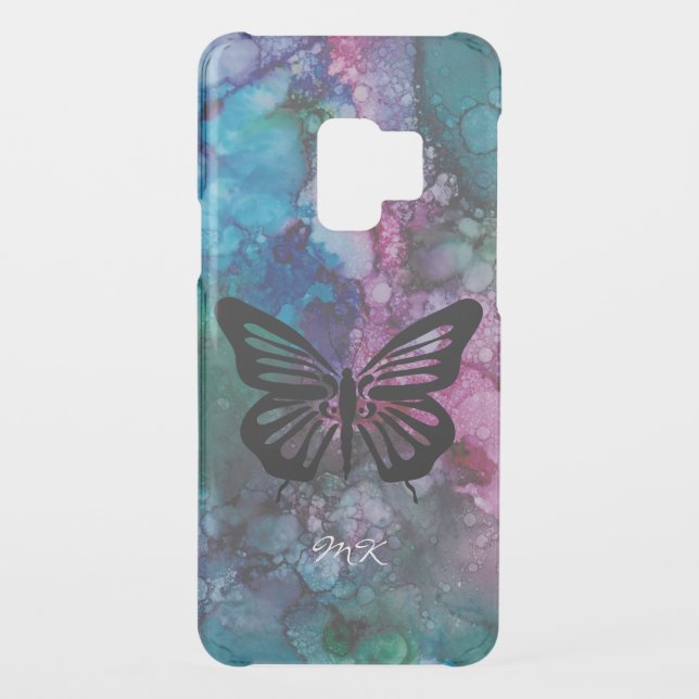 Samsung Galaxy S9 Clearly "INKBLOTS/Butterfly" Uncommon Samsung Galaxy Case (Back)