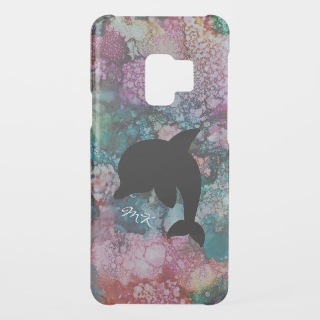 Samsung Galaxy S9 Clearly "INKBLOTS/Dolphin" Uncommon Samsung Galaxy Case (Back)