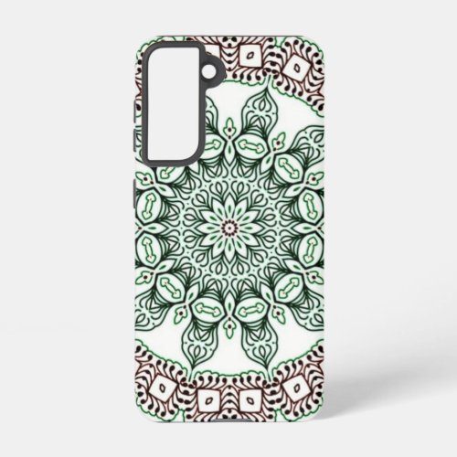 Samsung mobile case with mandala art