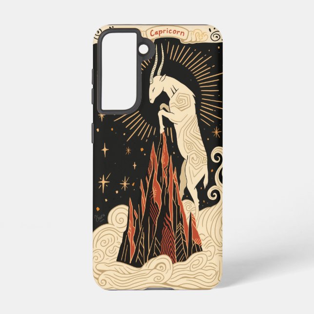  Samsung Phone Case Capricorn Celestial Zodiac (Back)
