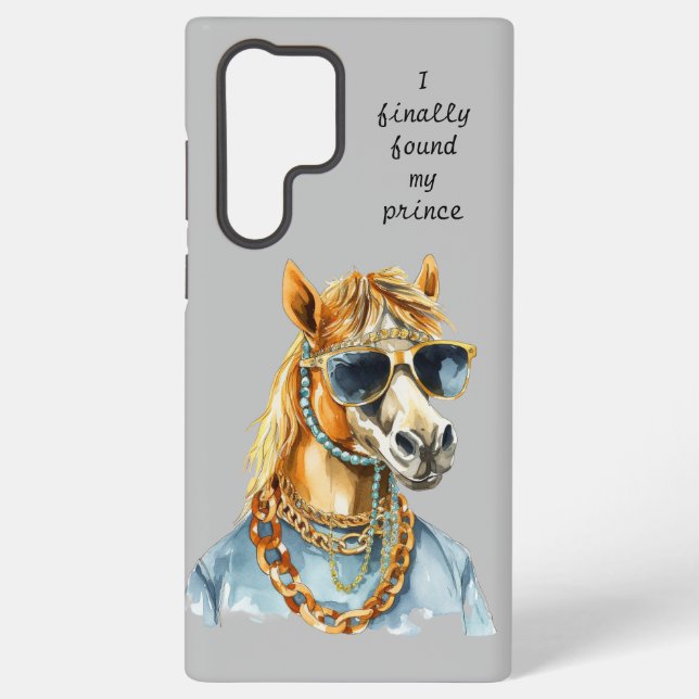 Samsung phone case for horse lover (Back)