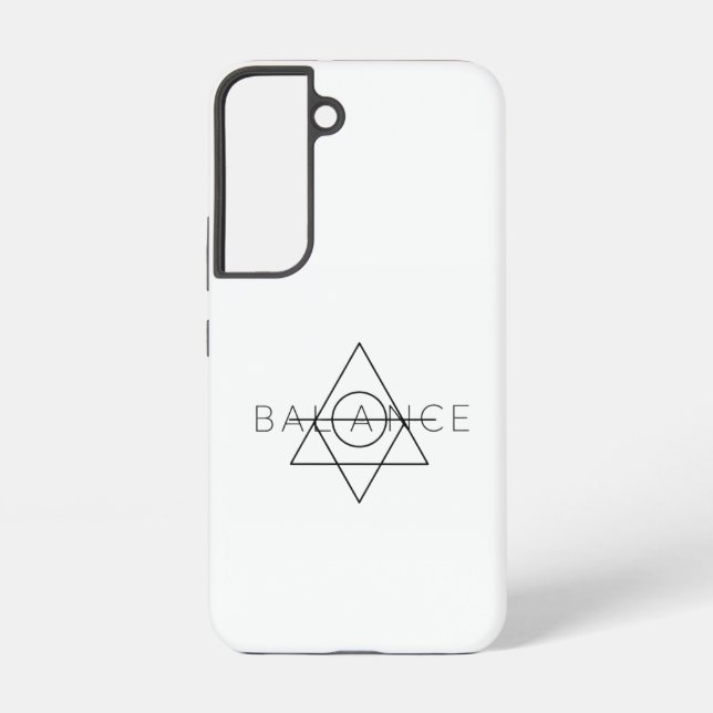 Samsung S22 ‘Keep Going’ Fountain - minimalist Galaxy Case (Back)