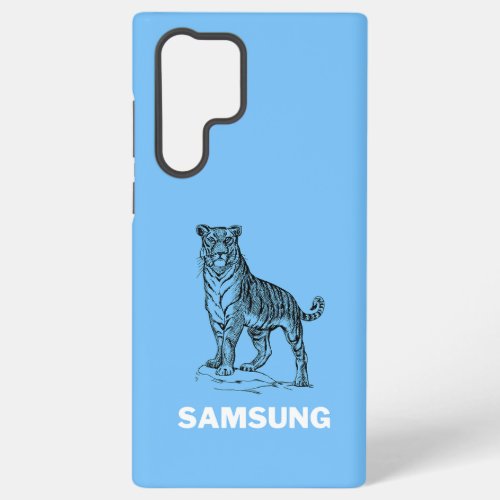 Samsung S22S23S24 Cover Featuring a Daring Tiger