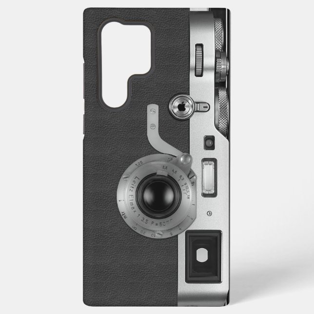 Samsung S22 Ultra case with a vintage camera (Back)