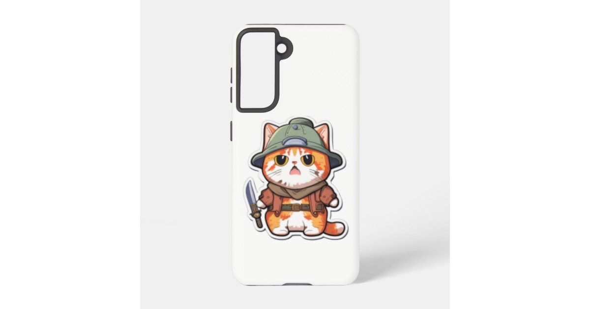 Samsung Galaxy S24 Ultra Cat & Dog Embossed Leather Case with