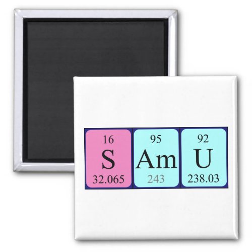 Samu periodic table name magnet