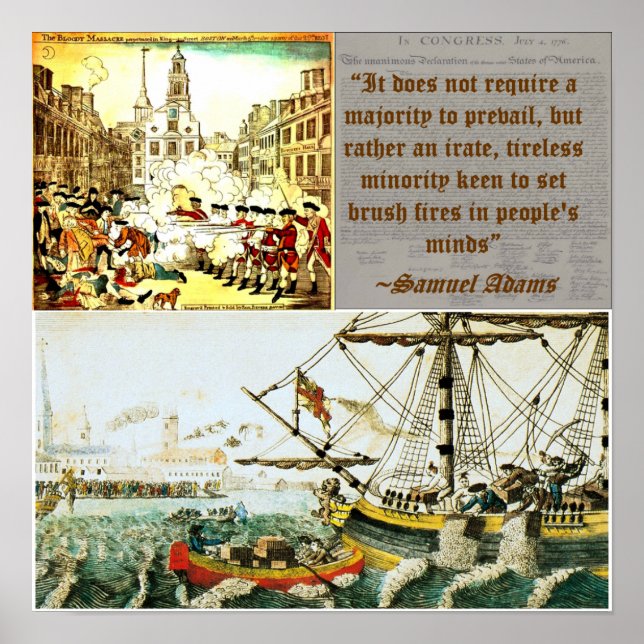 Samuel Adams - Boston Uprising Poster (Front)