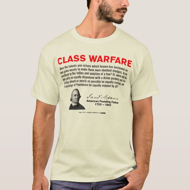 Samuel Adams, Class Warrior T-Shirt (Front)