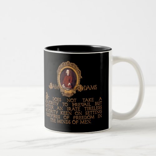 Samuel Adams Irate and Tireless Guy Two_Tone Coffee Mug