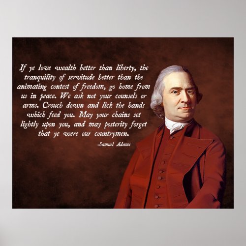 Samuel Adams Liberty Poster