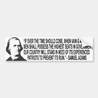 Samuel Adams Quote Bumper Sticker