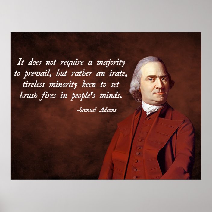 Samuel Adams Quote Poster | Zazzle.com