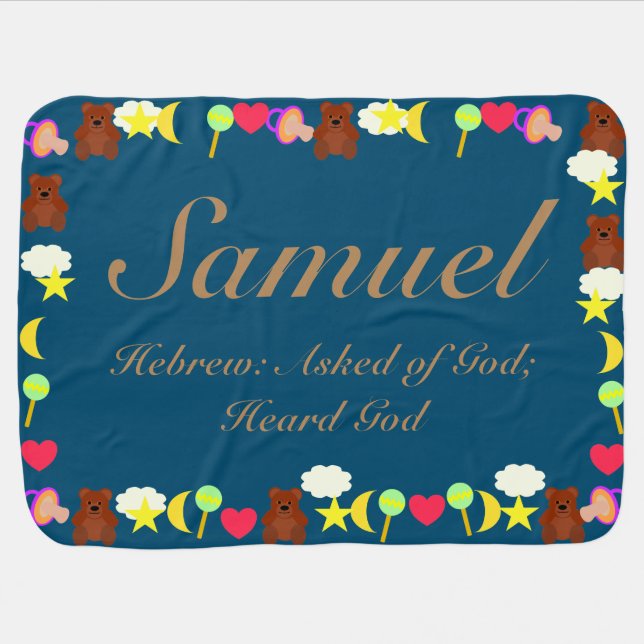 Samuel Baby Blanket Template (Horizontal)
