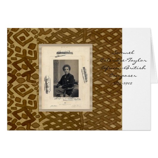 Samuel Coleridge-Taylor Cards (Front Horizontal)