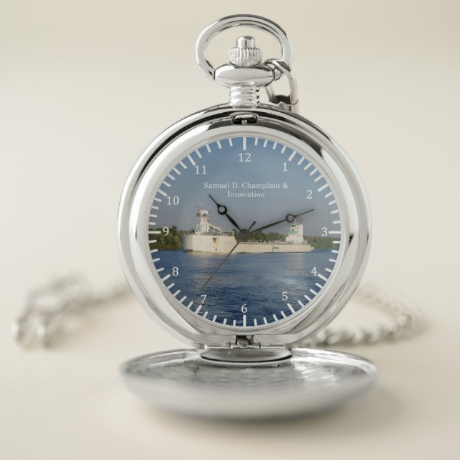 Samuel D. Champlain pocket watch (Inside)