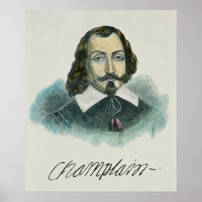 Samuel de Champlain Poster (Front)