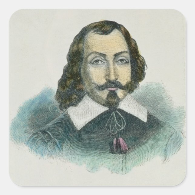 Samuel de Champlain Square Sticker (Front)