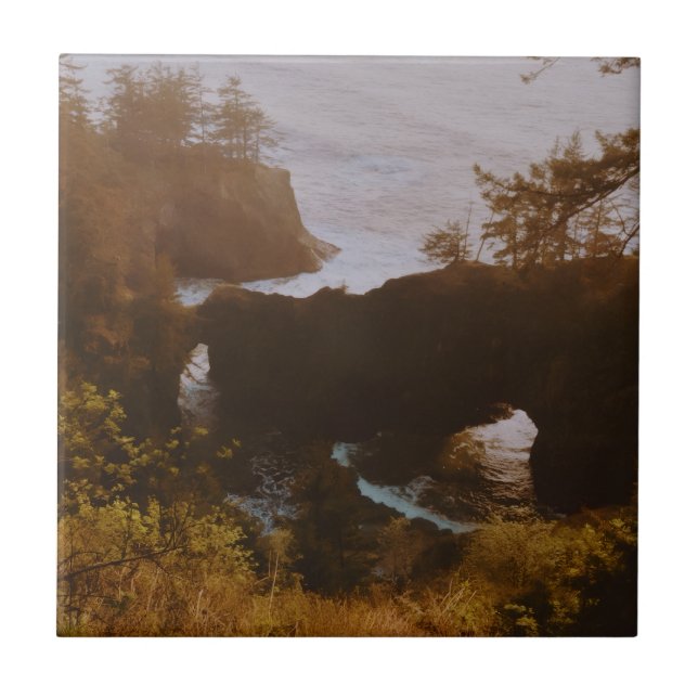 Samuel H. Boardman, Oregon Coast  Ceramic Tile (Front)