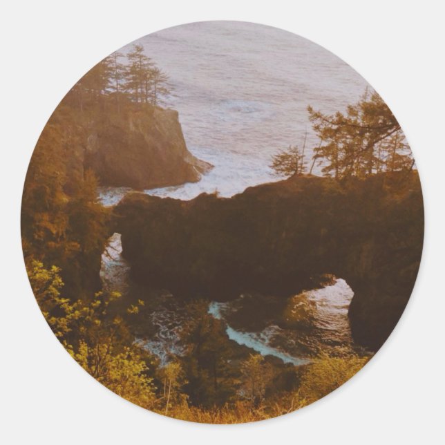 Samuel H. Boardman, Oregon Coast  Classic Round Sticker (Front)