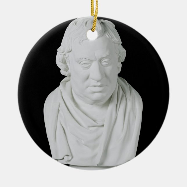 Samuel Johnson (1709-84) 1777 (plaster) Ceramic Ornament (Front)