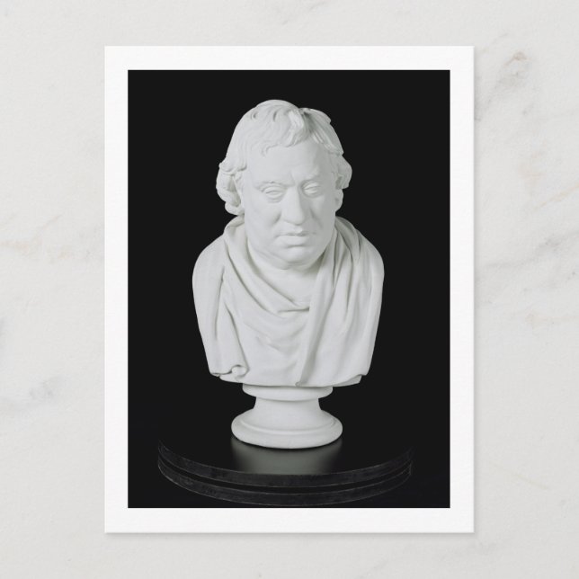 Samuel Johnson (1709-84) 1777 (plaster) Postcard (Front)
