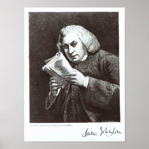 Samuel Johnson Poster