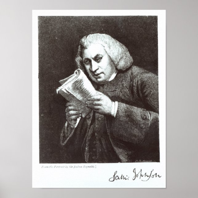 Samuel Johnson Poster (Front)