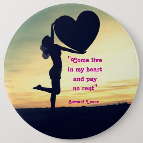 Samuel Lover quote heart love inspiration Case_Mat Button