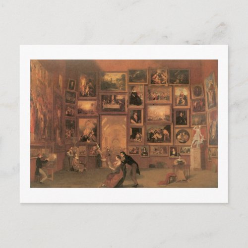 Samuel Morse Gallery of the Louvre Postcard