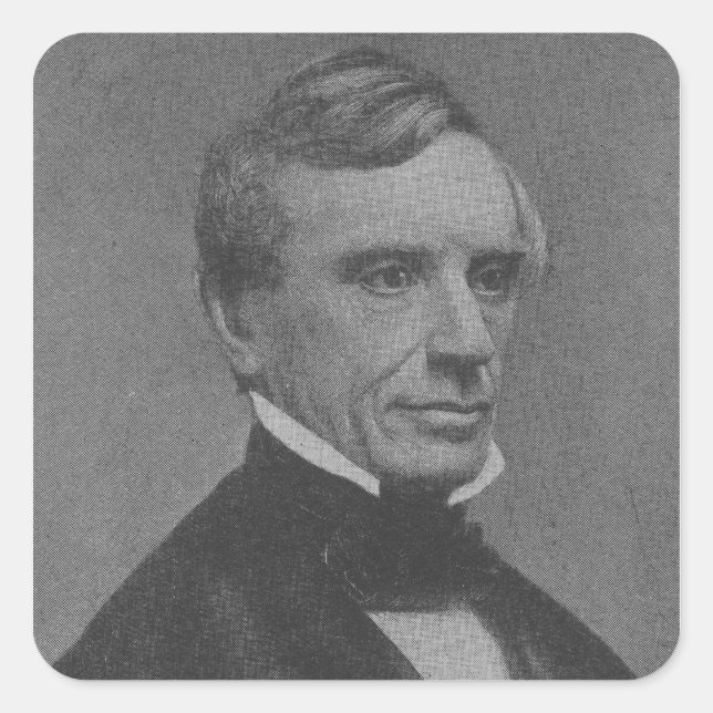 Samuel Morse Square Sticker (Front)