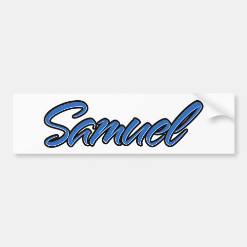 Samuel Name blue Aufkleber Sticker Autoaufkleber