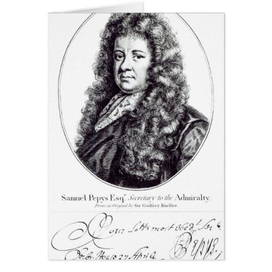 Samuel Pepys Cards (Front)