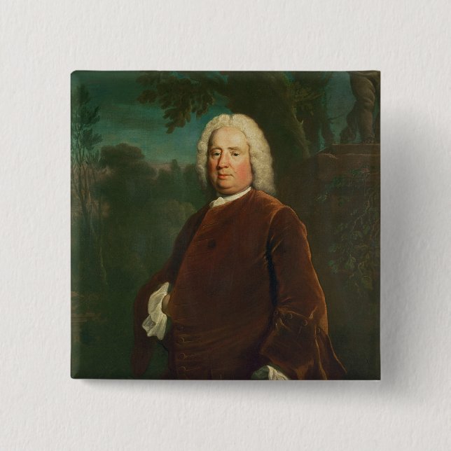 Samuel Richardson, 1747 Pinback Button (Front)