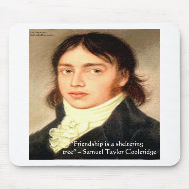 Samuel T Cooldridge "Sheltering Tree" Wisdom Quote Mouse Pad (Front)