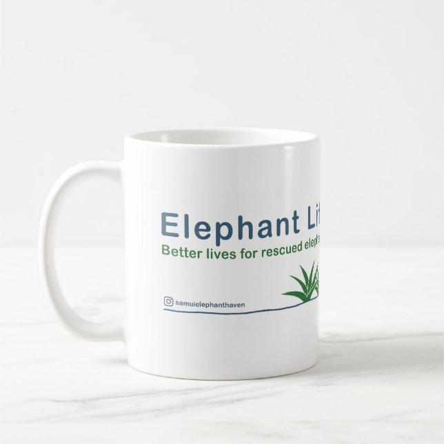Samui Elephant Haven Mug (Left)