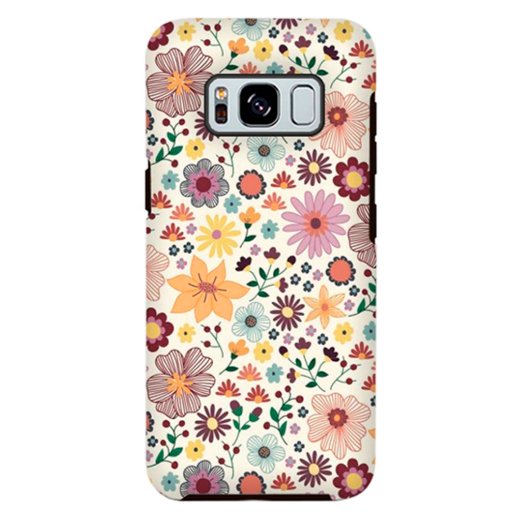 Samung Galaxy S8+ Floral Phone Case (Front)
