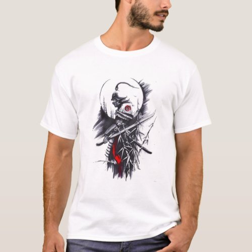 Samurai ANIME MANGA CARTOON GIFT T_Shirt