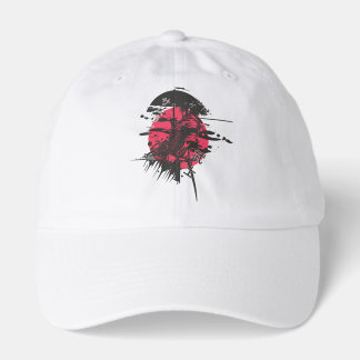 Samurai Art, Japanese Sun, Warrior Silhouette, Ani Hat