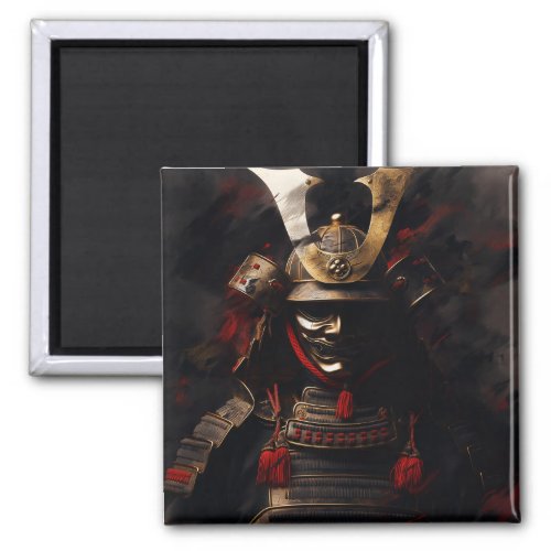 Samurai Art magnet sticker
