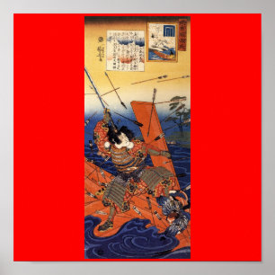 Samurai at War, circa 1800's Poster