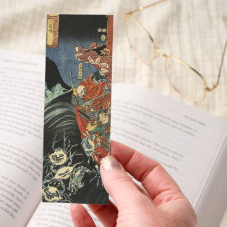 Samurai Battling Crabs and Ghosts Bookmarks