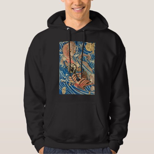 SAMURAI BATTLING GIANT SALAMANDER HOODIE